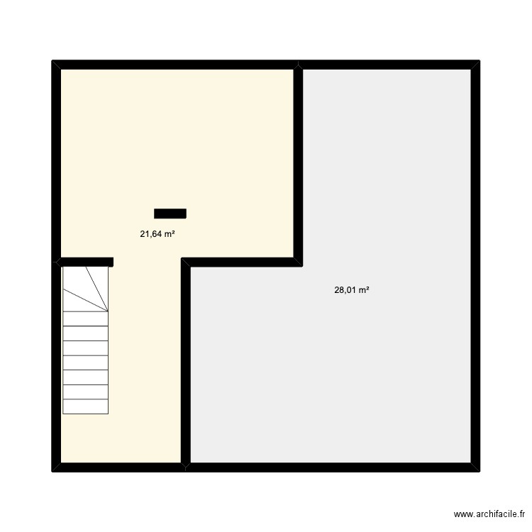 breda. Plan de 2 pièces et 50 m2