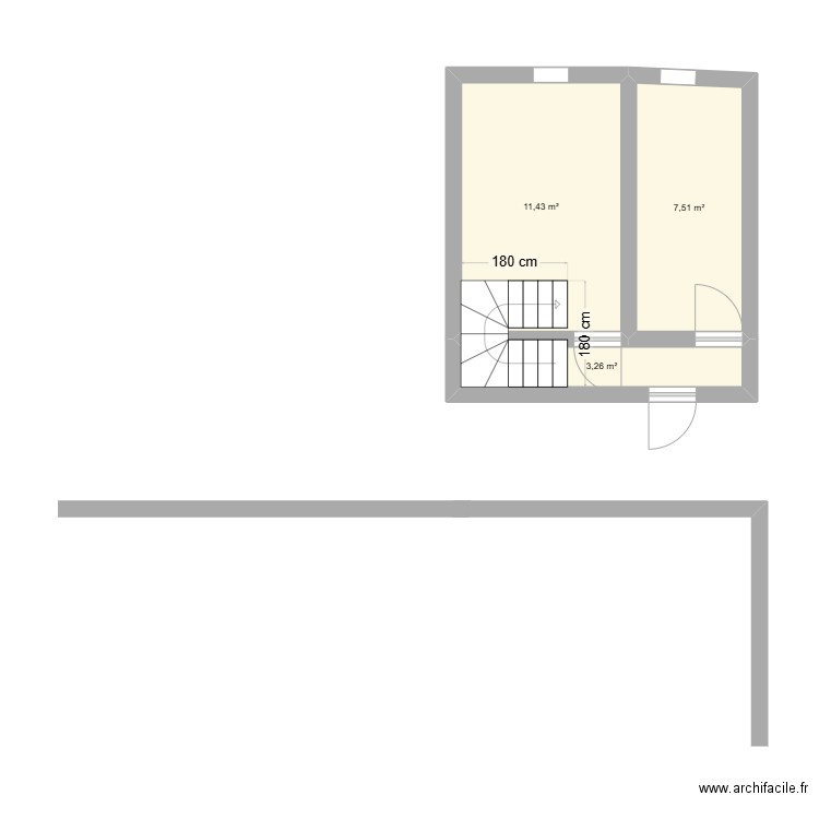 montaplan. Plan de 3 pièces et 22 m2