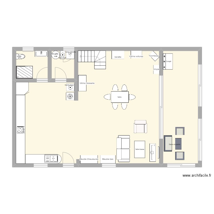 maison st mars. Plan de 4 pièces et 99 m2