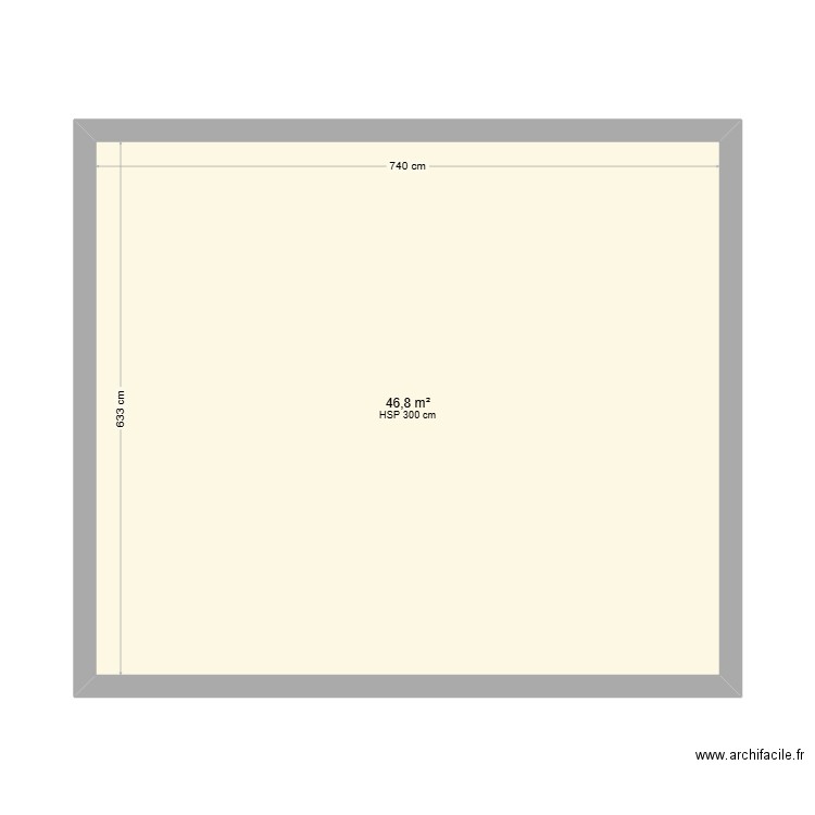 MAISON SAVIANG ETAG. Plan de 1 pièce et 47 m2