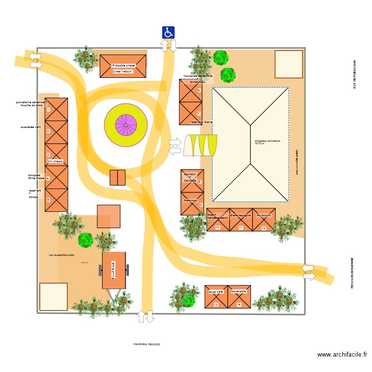 IMPLANTATION MDN 2024 BLD. Plan de 0 pièce et 0 m2