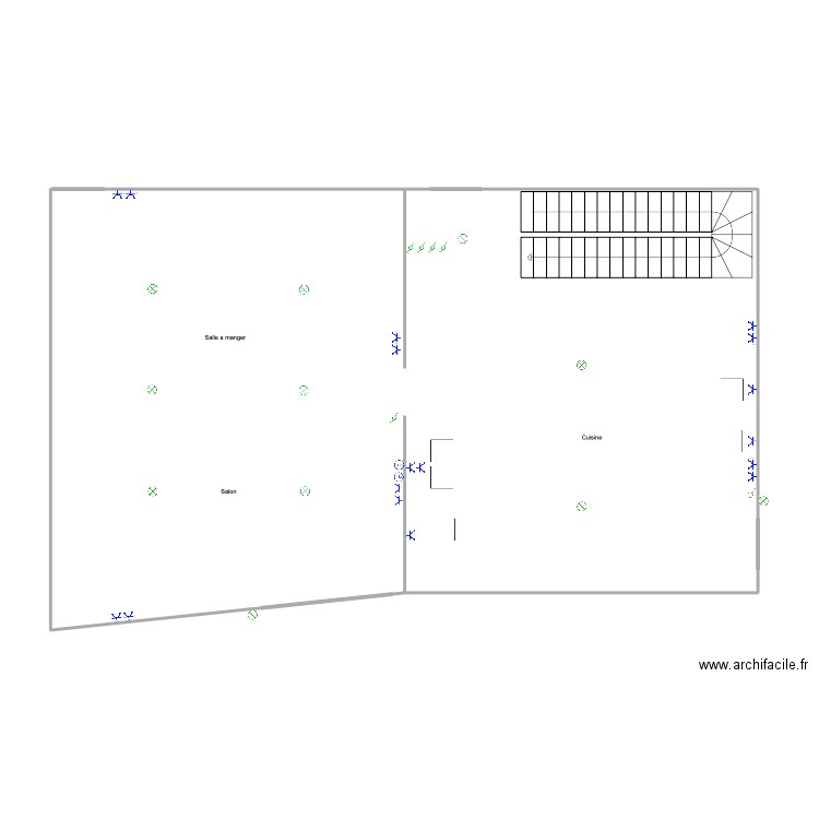 maison Lincé 1er. Plan de 1 pièce et 114 m2