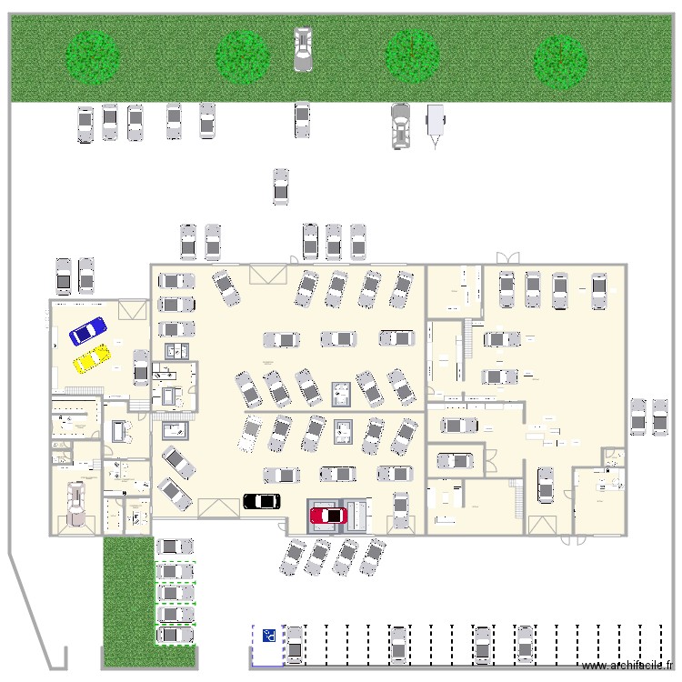 events auto romain2131camillesch. Plan de 25 pièces et 1999 m2