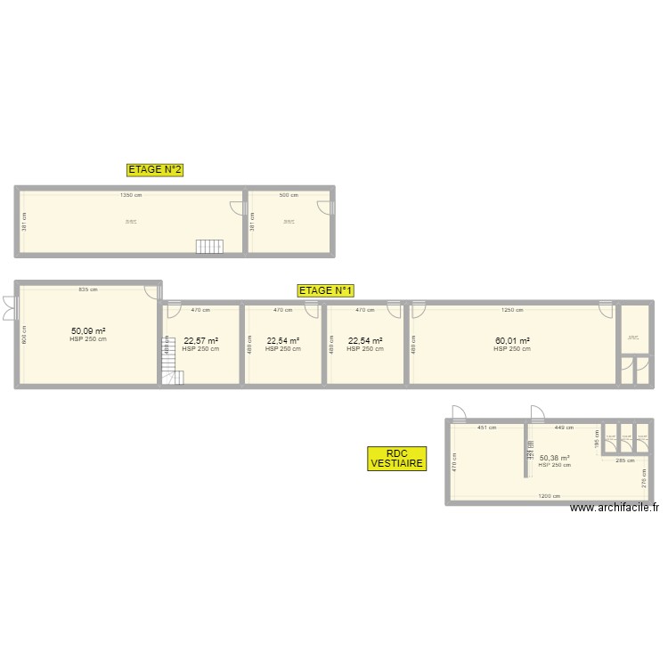 DIDELON MO PLAN CLIM. Plan de 13 pièces et 311 m2