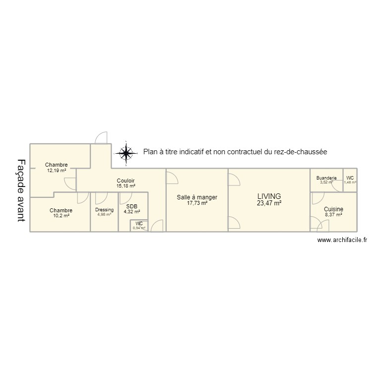 thuin Rez. Plan de 11 pièces et 102 m2