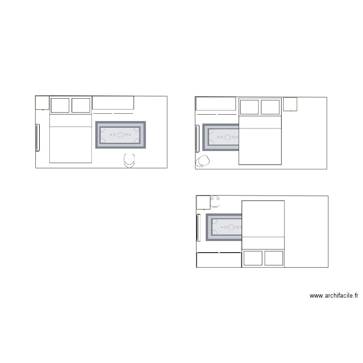 Chambre. Plan de 0 pièce et 0 m2