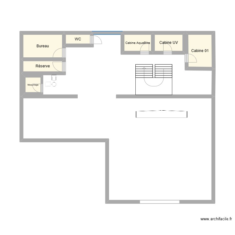 plan spa. Plan de 7 pièces et 8 m2