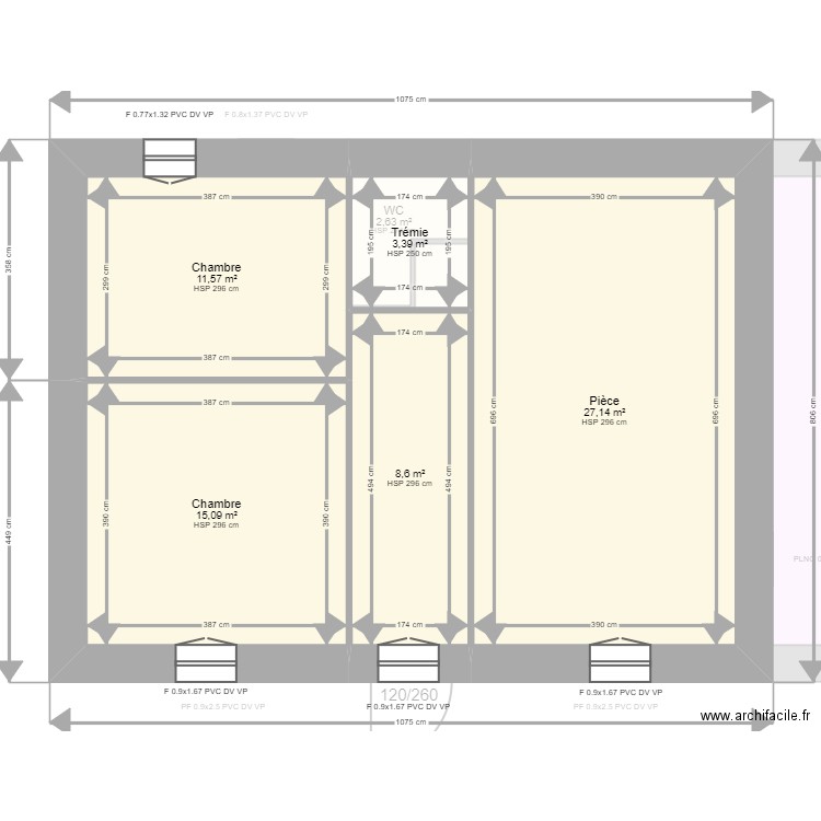 ML24008549 SILLIERES. Plan de 11 pièces et 153 m2