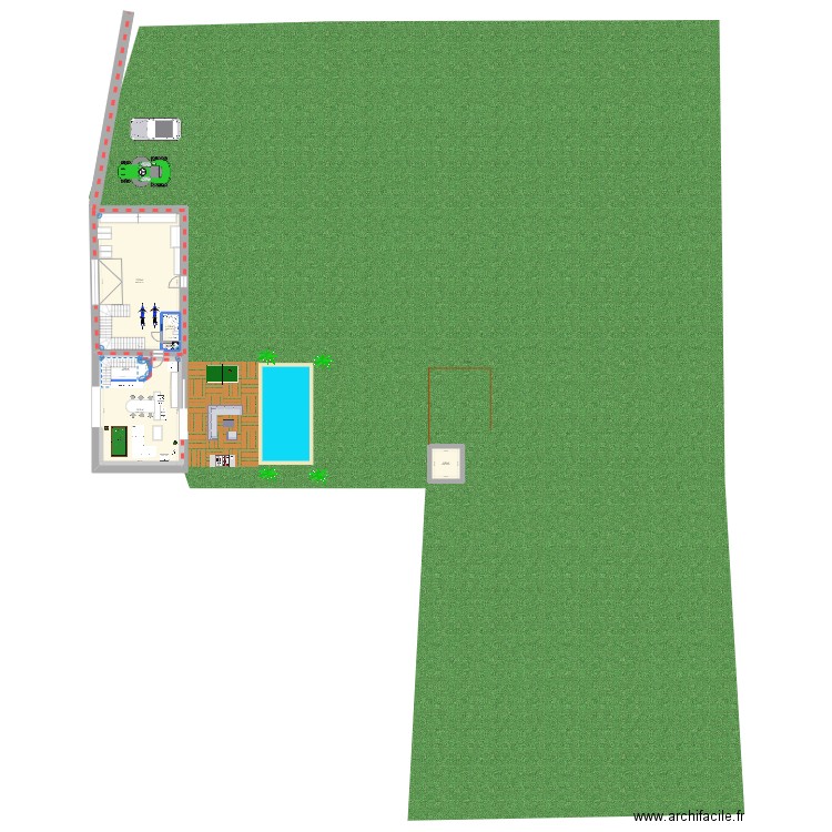 maison jo. Plan de 6 pièces et 161 m2