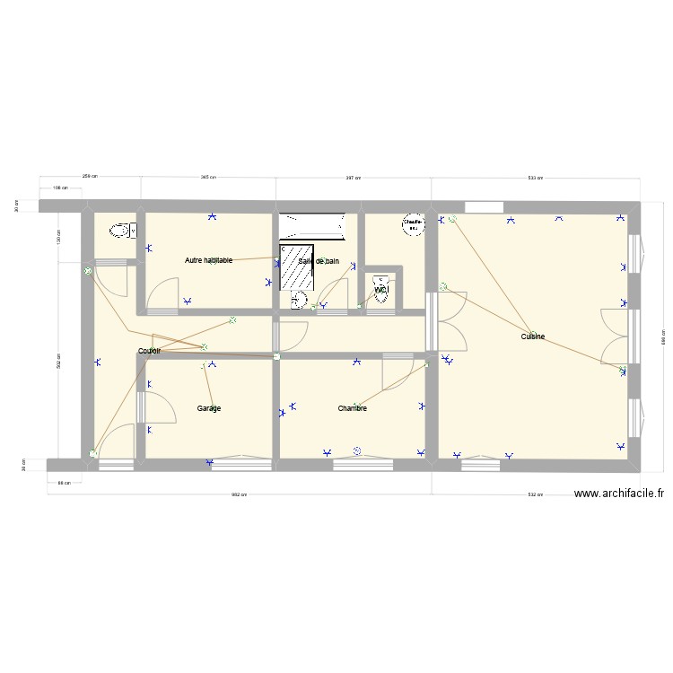 AMEN LOZ VER 01.2025. Plan de 9 pièces et 79 m2