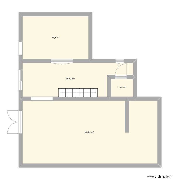 local verandaAAA. Plan de 4 pièces et 72 m2