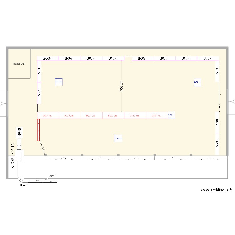 Bergerie Boucharde V2. Plan de 1 pièce et 442 m2