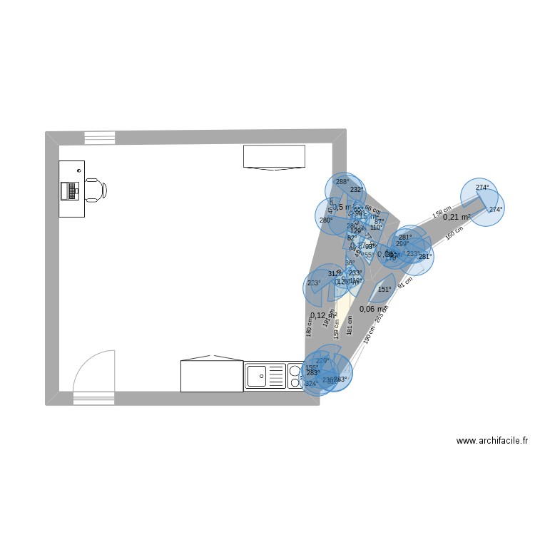 maman. Plan de 8 pièces et 1 m2