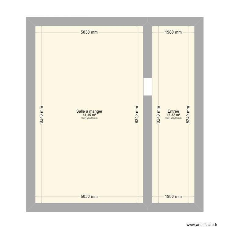 ZERBIT. Plan de 7 pièces et 116 m2