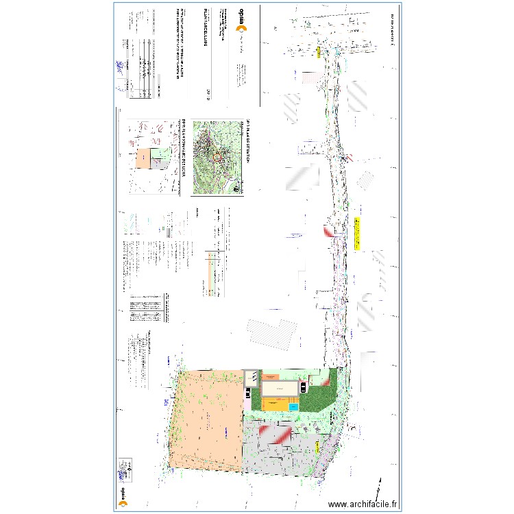 CLEM JU OK permi. Plan de 2 pièces et 120 m2