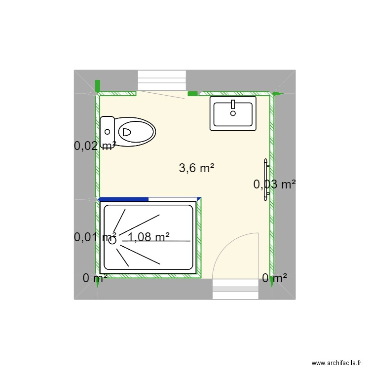 BATTAIS GERARD SDB 2. Plan de 7 pièces et 5 m2