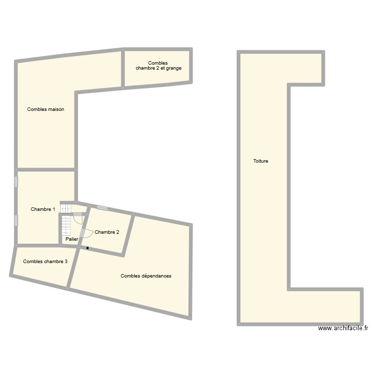 SAINSON ETAGE  . Plan de 8 pièces et 346 m2