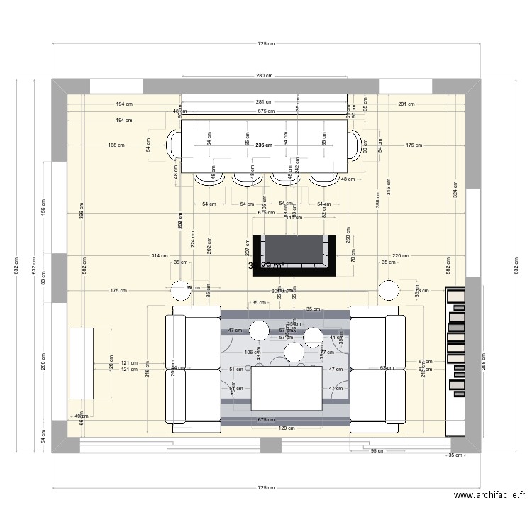 MY/YOT/MERIBEL/092024 V2. Plan de 1 pièce et 39 m2