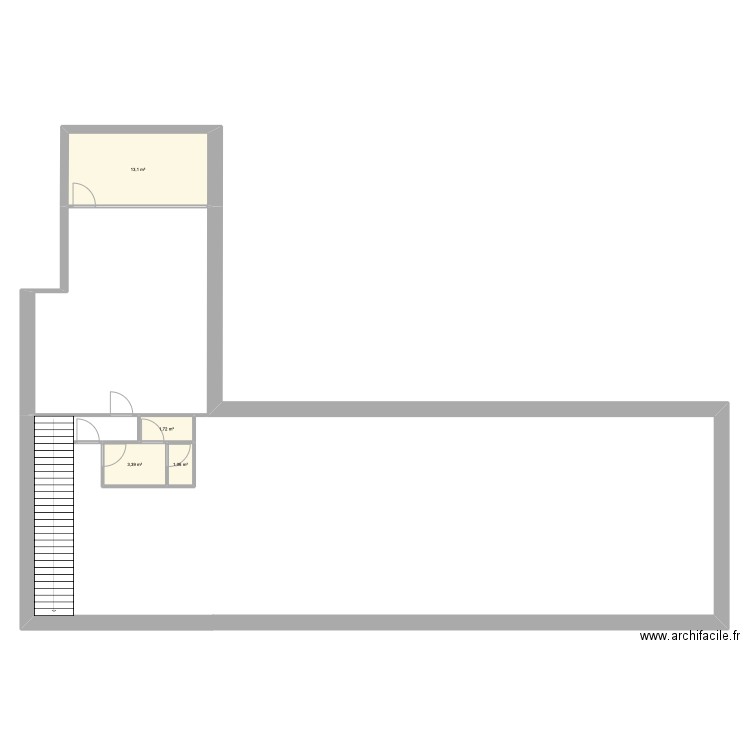 jed yard 3. Plan de 4 pièces et 20 m2