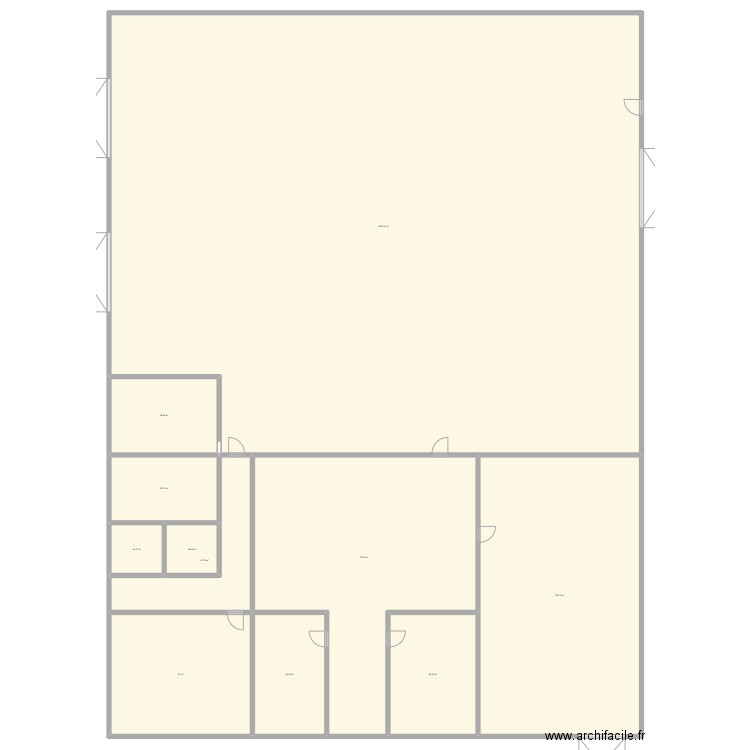 Manuland. Plan de 11 pièces et 2146 m2