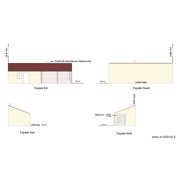 PCMI 5 FACADES. Plan de 0 pièce et 0 m2