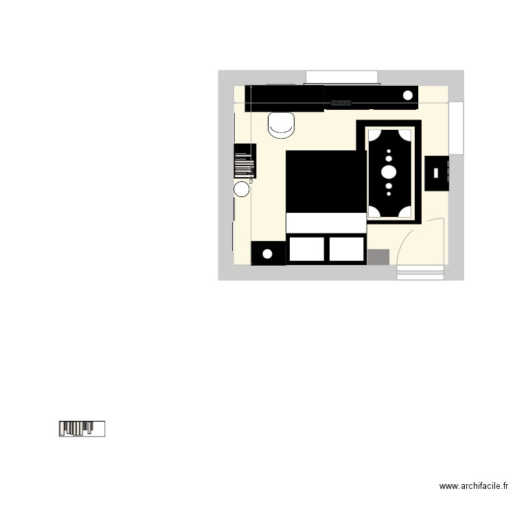 autonomie 2. Plan de 1 pièce et 11 m2