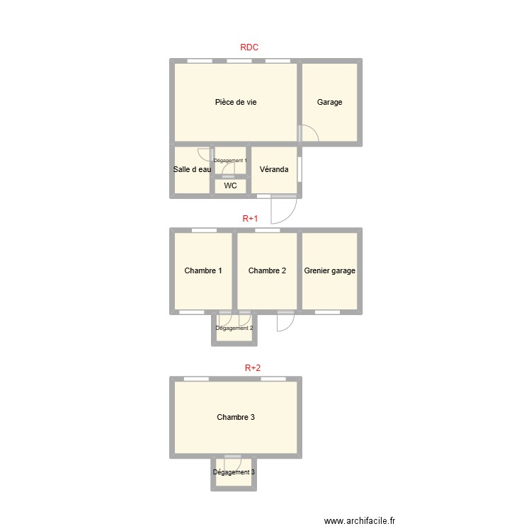 2502 SUCCESSION MARRON HENRI. Plan de 12 pièces et 25 m2