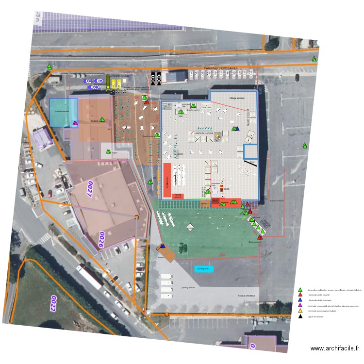 festoche 2. Plan de 5 pièces et 323 m2