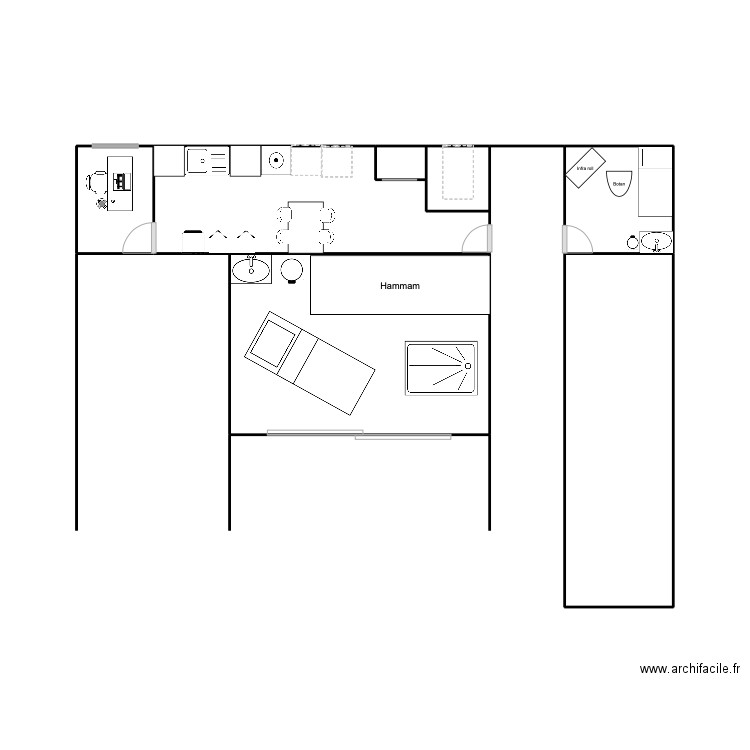 plan mj . Plan de 7 pièces et 24 m2