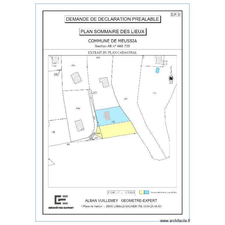 plan de masse V3. Plan de 0 pièce et 0 m2