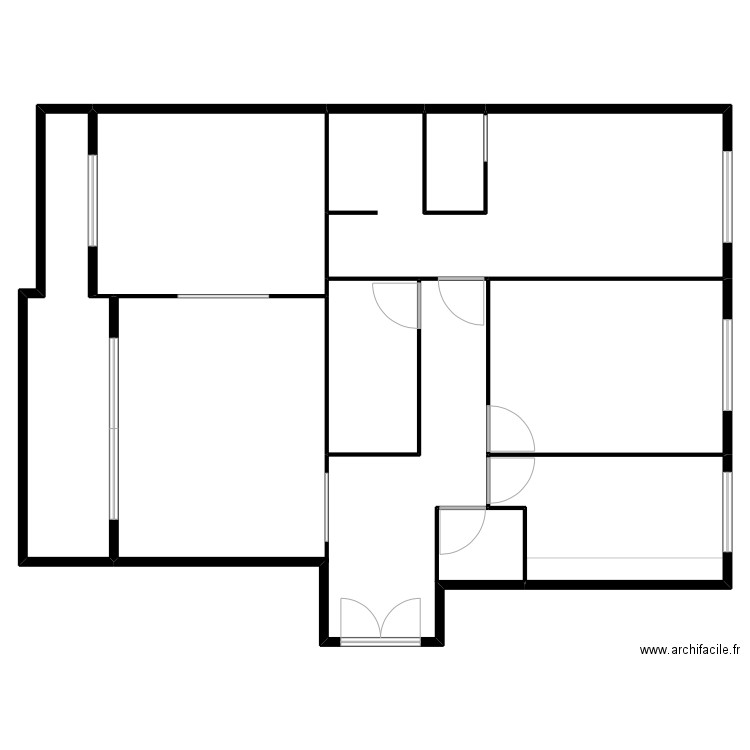 david Courbevoie. Plan de 8 pièces et 610 m2