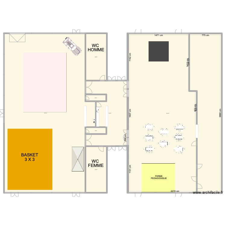 U2R 2025 PLAN. Plan de 7 pièces et 1906 m2