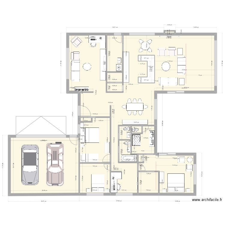 1702 Shagbark Landscape 4. Plan de 16 pièces et 235 m2