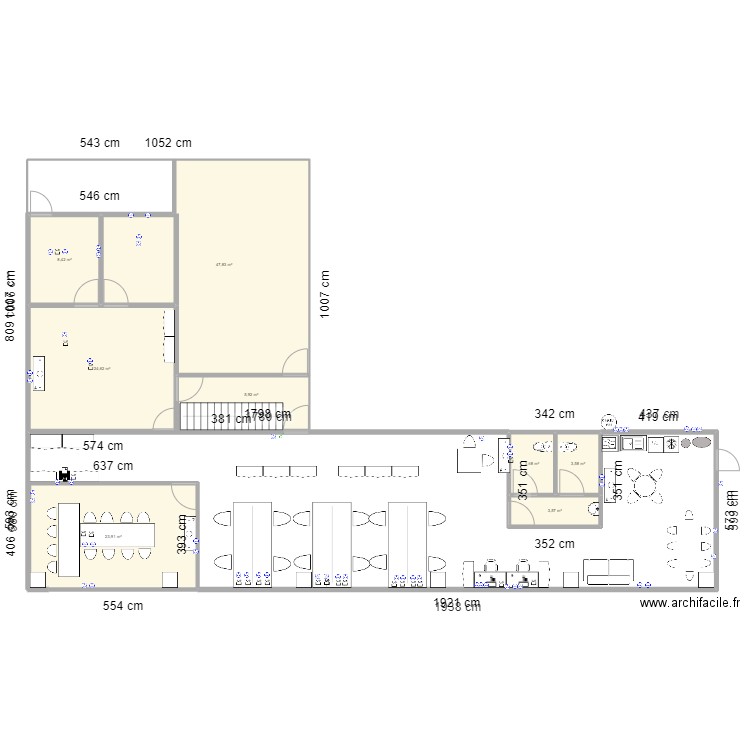 THELUS 6. Plan de 8 pièces et 122 m2