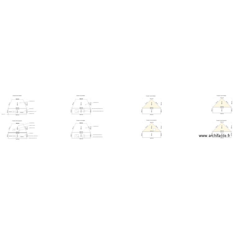 PLAN DE COUPE DES LAVANDIERES. Plan de 0 pièce et 0 m2