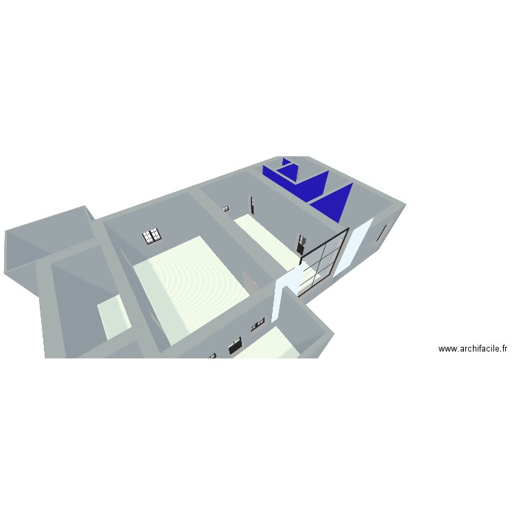 Plan nico etage 1 version 2. Plan de 24 pièces et 385 m2