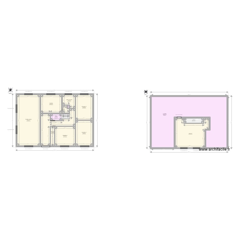 ML24017524 LAIDET. Plan de 15 pièces et 235 m2