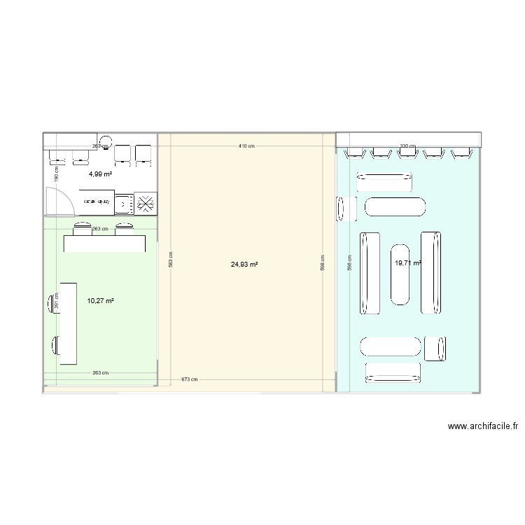 stand_element. Plan de 4 pièces et 60 m2