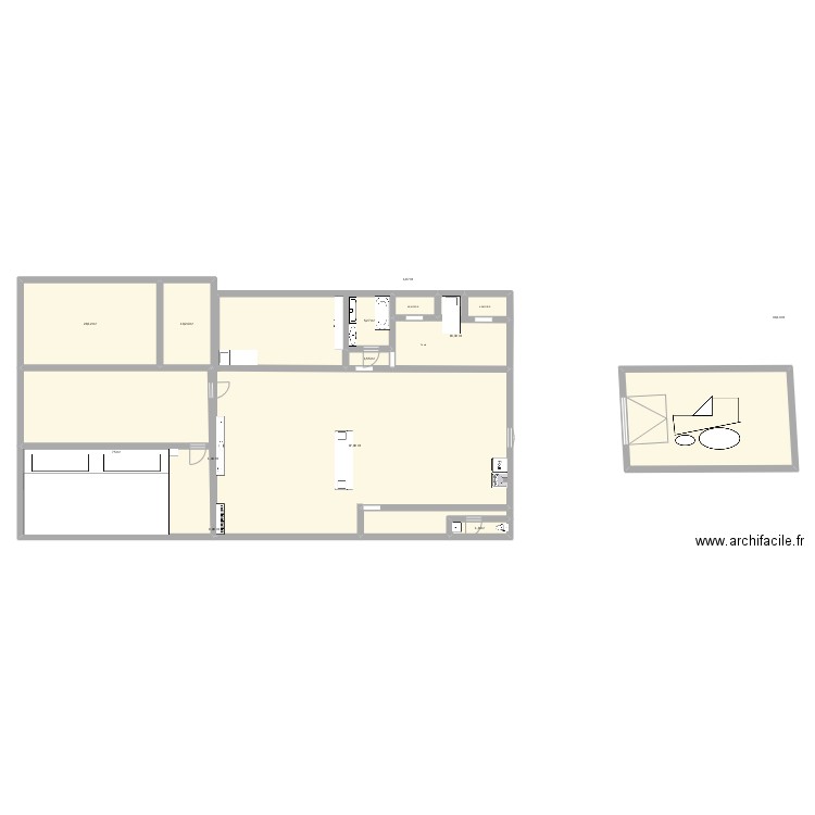 st felix. Plan de 13 pièces et 296 m2