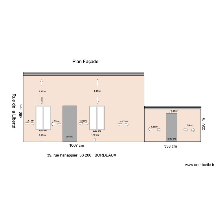 plan facade  Mam. Plan de 0 pièce et 0 m2