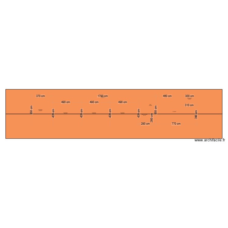 Blars. Plan de 9 pièces et 157 m2