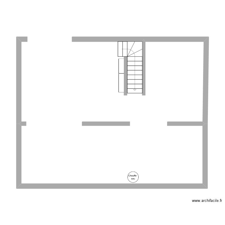 sous sol Cairon. Plan de 0 pièce et 0 m2