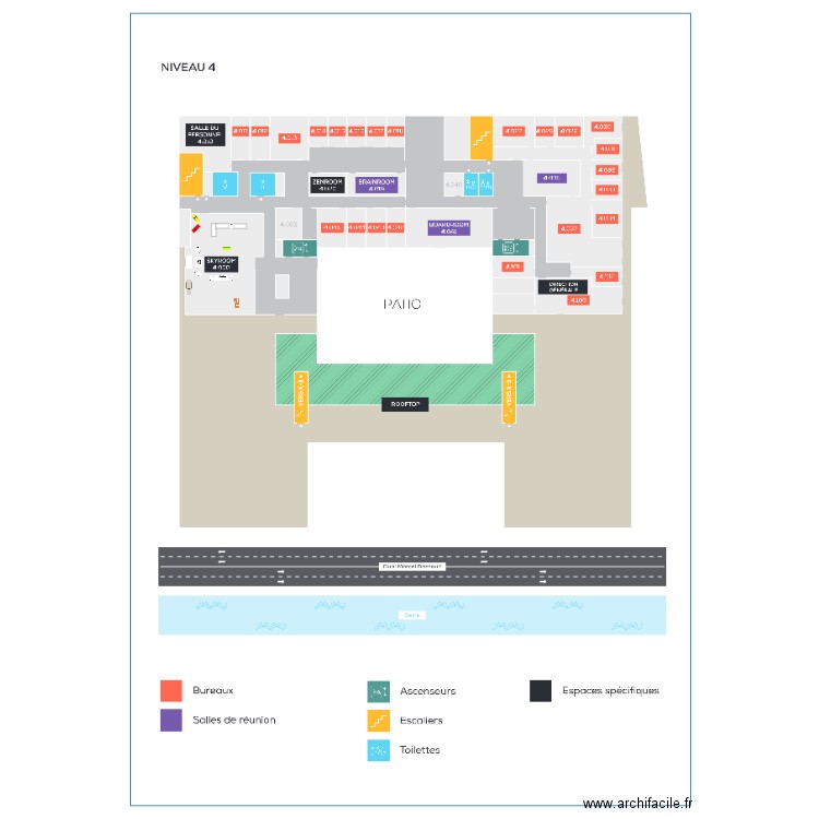 Paris N5. Plan de 0 pièce et 0 m2