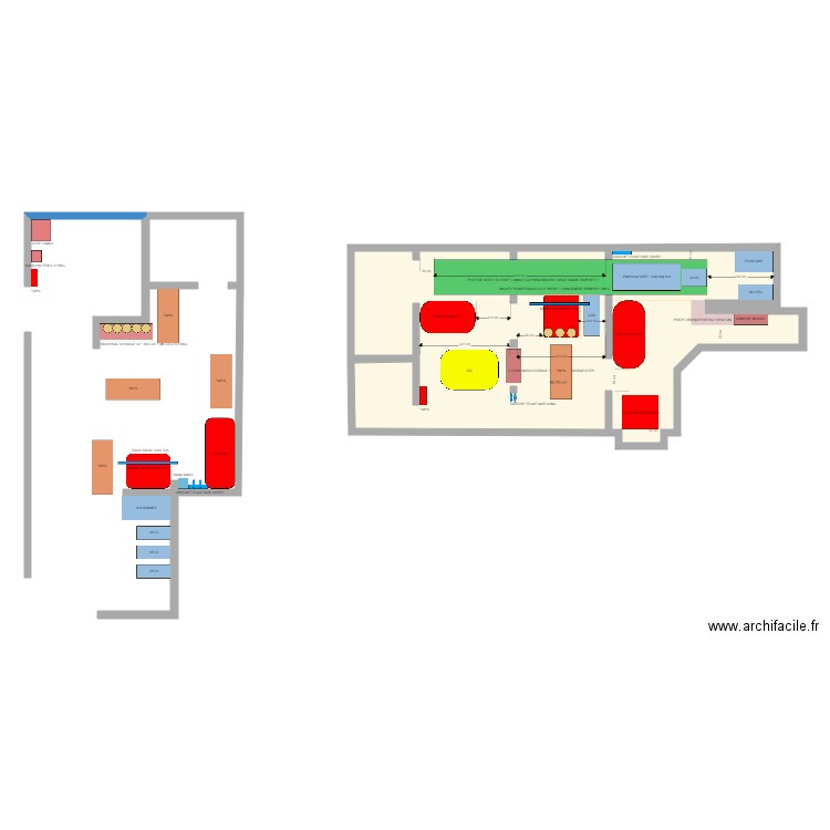 Idée - 1.2. Plan de 1 pièce et 87 m2