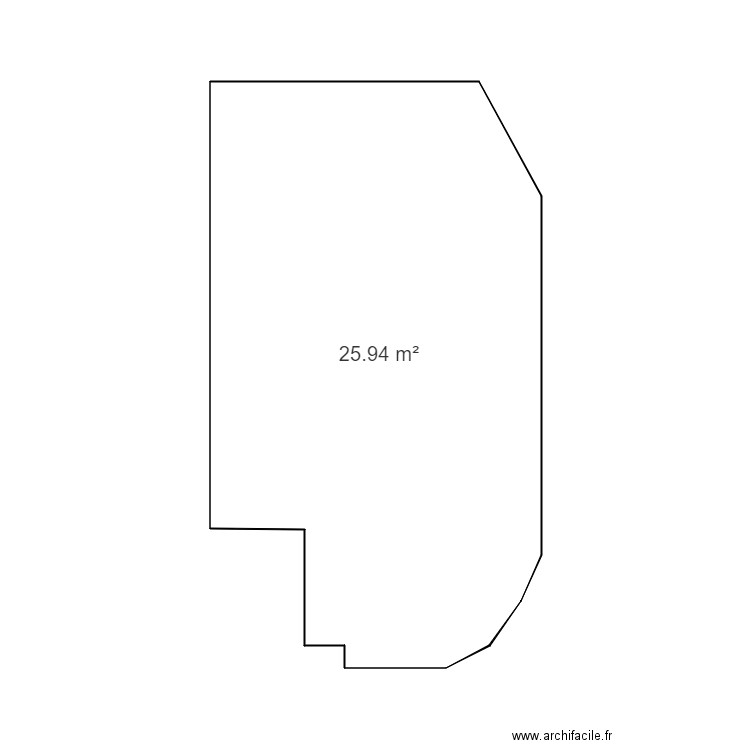 box l'escladella. Plan de 1 pièce et 26 m2