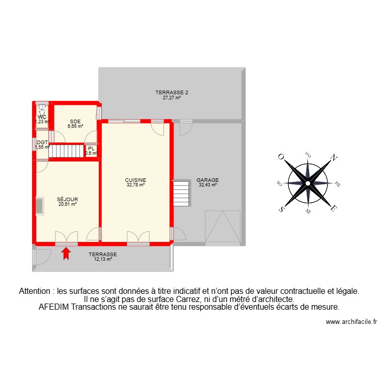 BI9729 -. Plan de 25 pièces et 265 m2