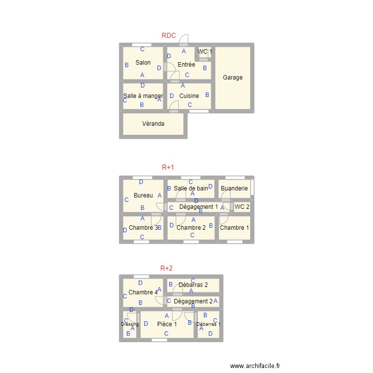 2409 BOUESSEL DU BOURG. Plan de 21 pièces et 19 m2