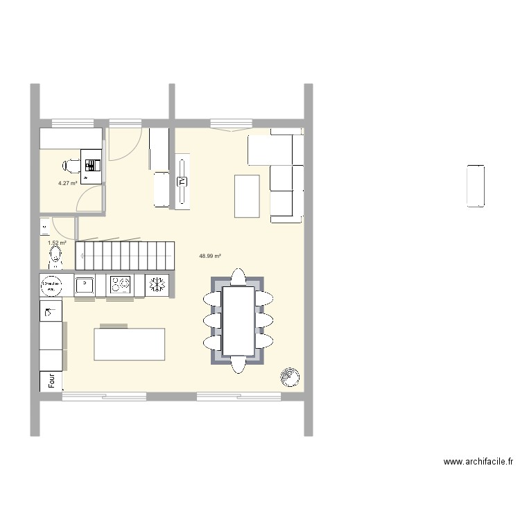 Maison Projet 13 - 112m2. Plan de 9 pièces et 108 m2