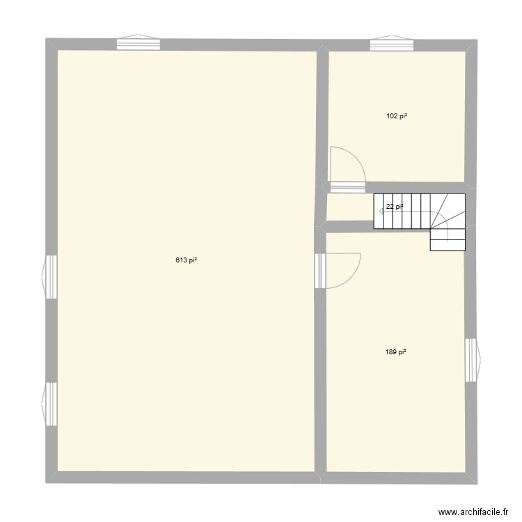 Test. Plan de 4 pièces et 86 m2