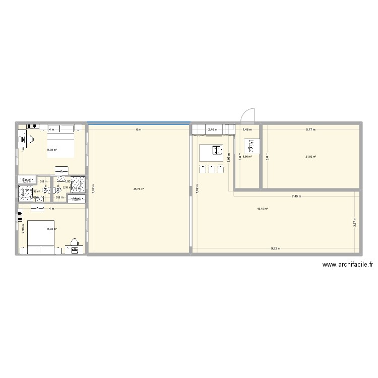 maison 2025. Plan de 10 pièces et 149 m2